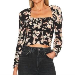 Free People Hilary Top black Combo 
Top